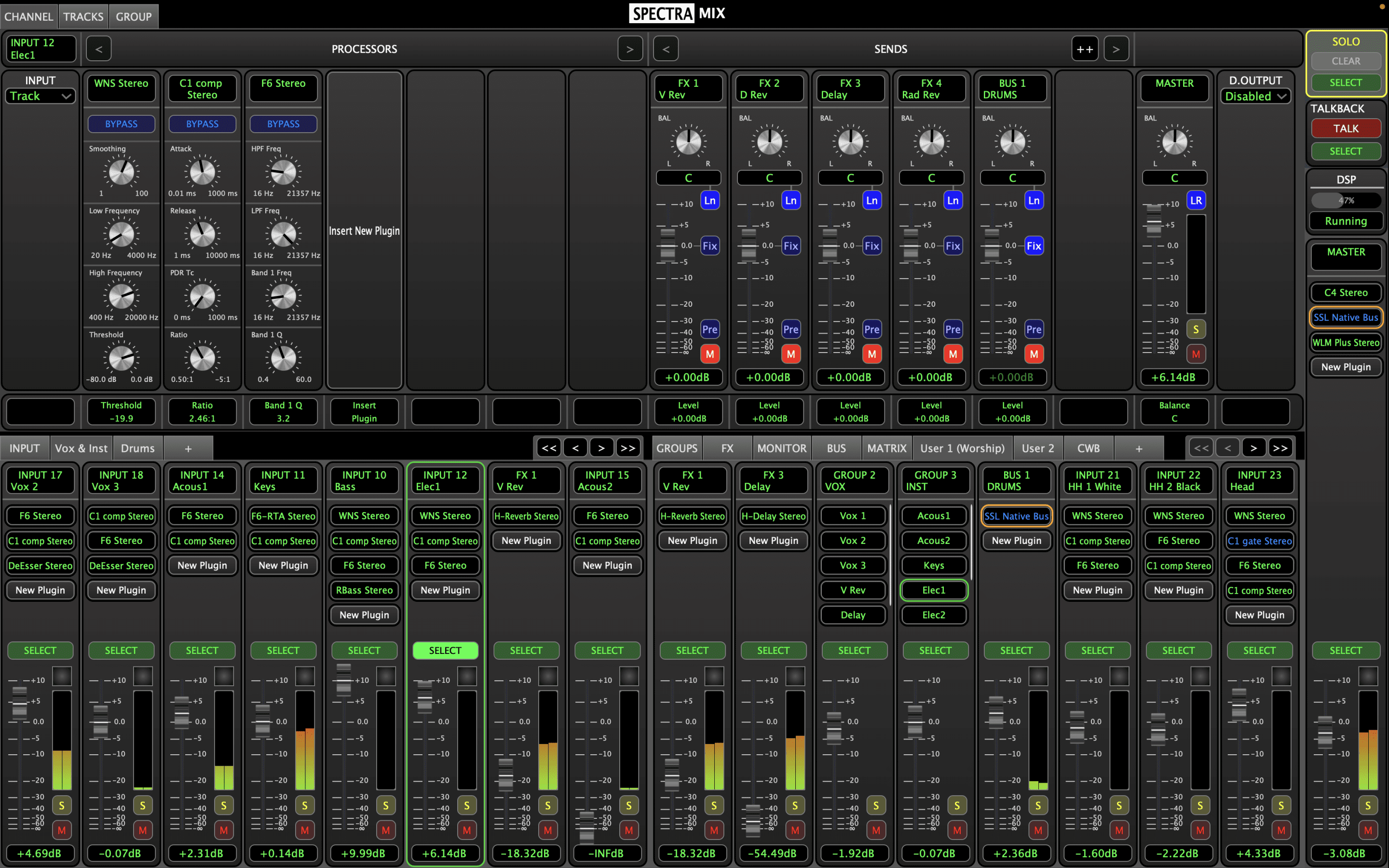 Spectra Controller Software Spectra Mix - next gen software based live audio solution